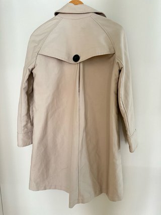Gabardina oversize Mango Talla S Beige