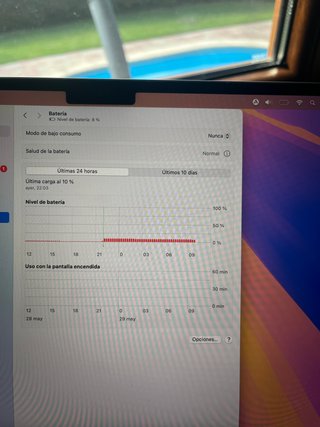 MacBook Air M3 256GB Plata, 8gb RAM.