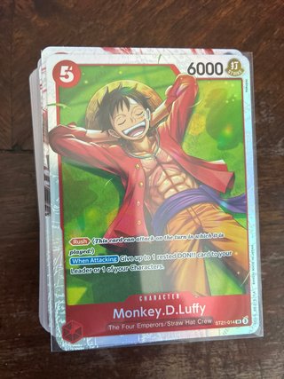 Carta One Piece Monkey D. Luffy ST21-014