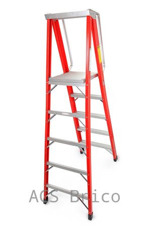 Escalera Fibra Tijera 2x5 - 1,42 Metros - 10401 - Mader