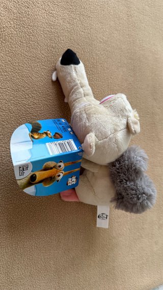 Peluche Scrat Era Glaciale con ghianda