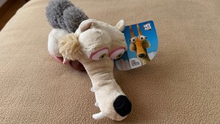 Peluche Scrat Era Glaciale con ghianda