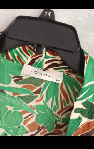Sobrecamisa Couchel verde talla 48