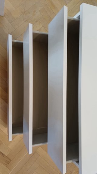 Cómoda MALM blanca de madera Ikea