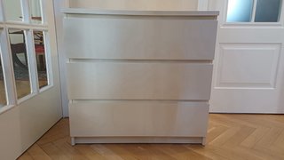 Cómoda MALM blanca de madera Ikea