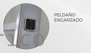 Escalera Aluminio Elite 3x12 - 3,44+3,44+3,44 M - 73-90-73x25mm