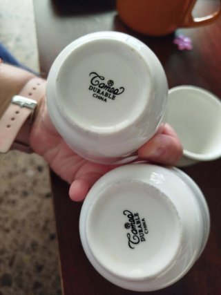 Lote 7 tazas de té de porcelana