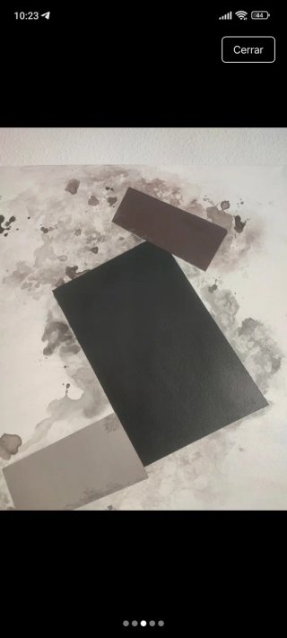 Cuadro abstracto pintado a mano