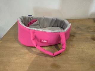 Capazo para muñecas Mimittos rosa