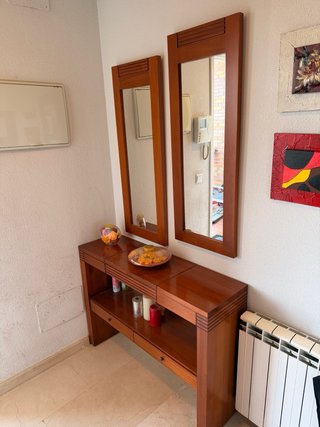 Recibidor y 2 Espejos Madera
