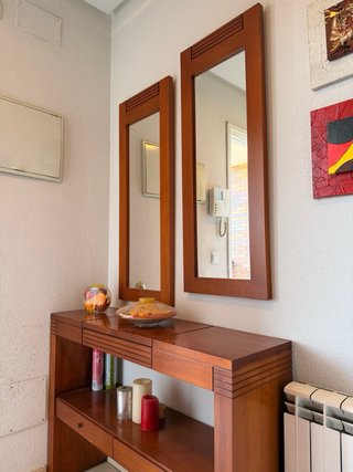 Recibidor y 2 Espejos Madera