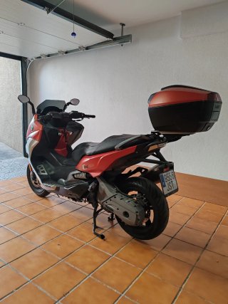 BMW C650 Sport Maxi Scooter Naranja/Plata