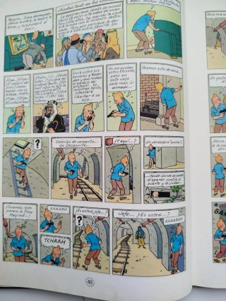 Tintín en el país del oro negro. 1983