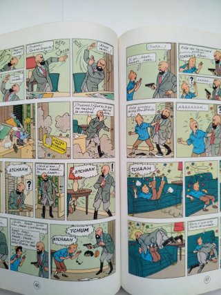 Tintín en el país del oro negro. 1983