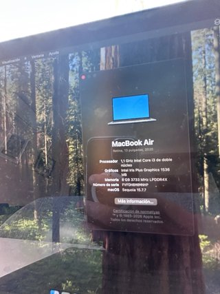 Macbook Air 2020 13 Intel Core i3 256GB
