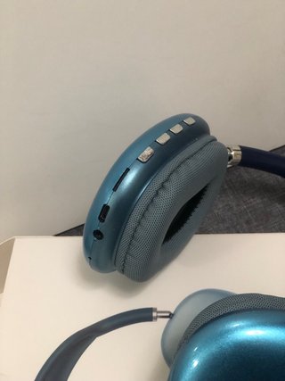 Auriculares Diadema Bluetooth Azul/Gris