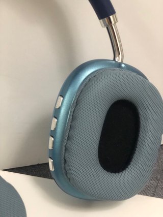 Auriculares Diadema Bluetooth Azul/Gris