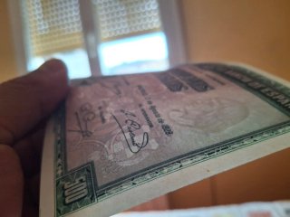 2 Billetes correlativos 500 Pesetas 1928 de España