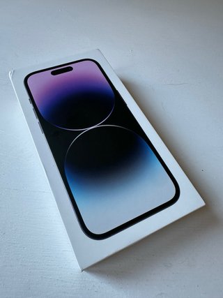 Iphone 14 pro morado impecable