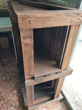 Mueble rústico madera reciclada