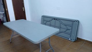 Mesas plegables largas para celebraciones