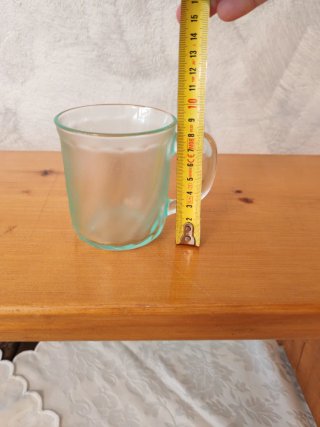 6 Tazze vetro opaco