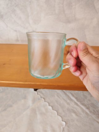 6 Tazze vetro opaco