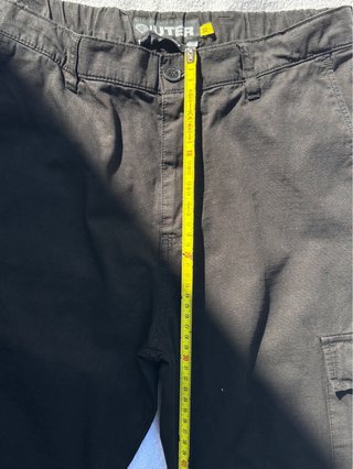 IUTER Pantalone Cargo Tecnico Nero Taglia 32