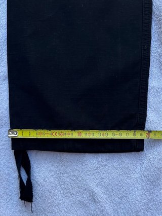 IUTER Pantalone Cargo Tecnico Nero Taglia 32
