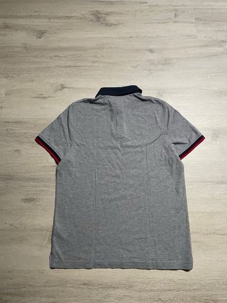 Tommy Hilfiger Polo S Grigio/Blu Custom Fit