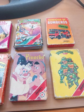 Lote de 8 juegos de cartas vintage