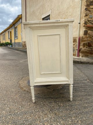 Mostrador madera y cristal tienda