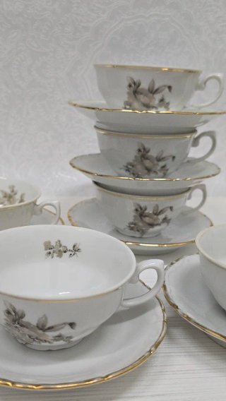 Juego de café Santa Clara porcelana