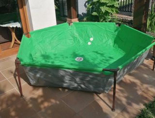 Piscina Desmontable Verde y Negra
