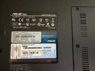 Laptop ASUS X52J 15.6 con alimentatore