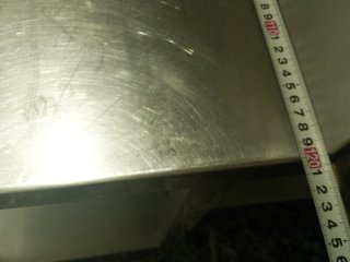 Mesa de trabajo acero inoxidable