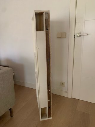 Mueble DJ artesanal para platos y mesa de mezclas