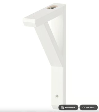Supporto SANDSHULT IKEA Bianco 18x22 cm