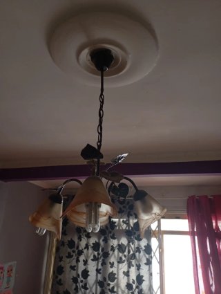 Lampara techo 3 luces como nueva