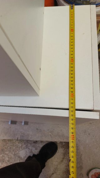 Mueble de cocina blanco altos