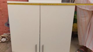 Mueble de cocina blanco altos