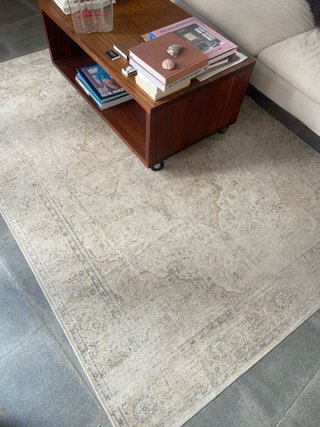 Alfombra Zara Home Beige y Gris