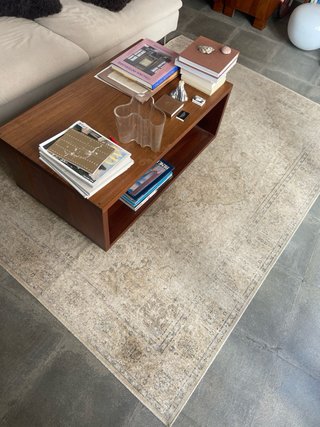 Alfombra Zara Home Beige y Gris