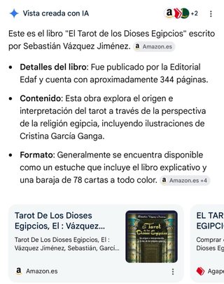 Tarot Dioses Egipcios con Libro EDAF