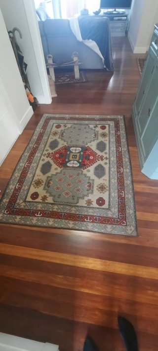 Alfombra de pasillo de lana