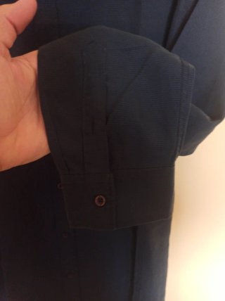 Camisa Quiksilver Manga Larga Hombre XL Azul