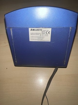Radio Sveglia Digitale Majestic Blu