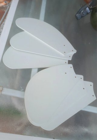 Aspas Ventilador Blancas (Plástico)