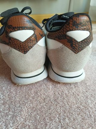 Tenis Munich  Blanco y Gris
