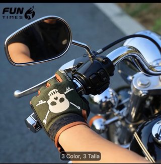Guanti Ciclismo MTB Calavera FUN TIMES